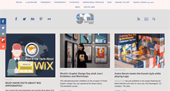 Desktop Screenshot of graphicart-news.com