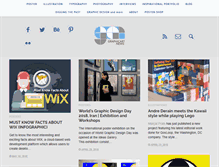 Tablet Screenshot of graphicart-news.com